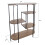 Gr8 Home Wood Metal Oval Shelving Unit Display Bookcase 3