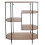 Gr8 Home Wood Metal Oval Shelving Unit Display Bookcase 4