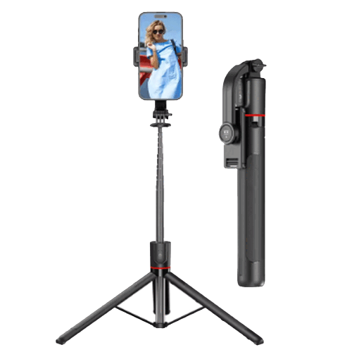 Selfie Stick Telescopic Extendable Pole Arm With Remote iPhone 18 17 16 15 2