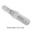 100pcs Transparent Plastic Arrow Nocks 3.2cm Lightweight Replacement 3