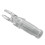 100pcs Transparent Plastic Arrow Nocks 3.2cm Lightweight Replacement 10