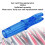 Archery Arrow Nock Set 100pcs Light Weight Plastic Inserts for 6.2mm ID 4