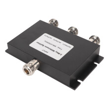 3-Wege TV-Signalsplitter 698-2700MHz Aluminum N-Typ 50W 7x2x11,8cm