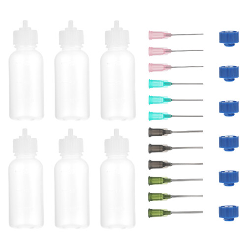 1 set duurzame smeermiddelflesjes voor naaimachine - plastic