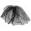 1Stk Schwarzer Bridal Veil Netzstoff Haarschmuck 1