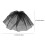 1Stk Schwarzer Bridal Veil Netzstoff Haarschmuck 2