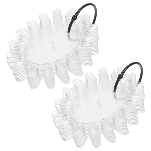 2 sets nagelkleurdisplays , 160 stuks, transparant 2