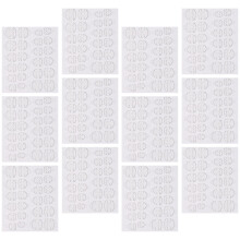 20 Dubbelzijdige Lijm Kleefsticker Transparante Nagelstickers