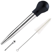 1 set smaakinjectienaald, marinade-injector voor kalkoen
