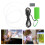 1Set USB Aquarium Luchtpomp , Silicone Oxygeneraator 4