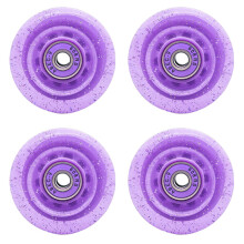 4 transparante rollerschaatswielen