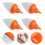 set van 4 visdrijvers abs drijvers 50 g wit 3