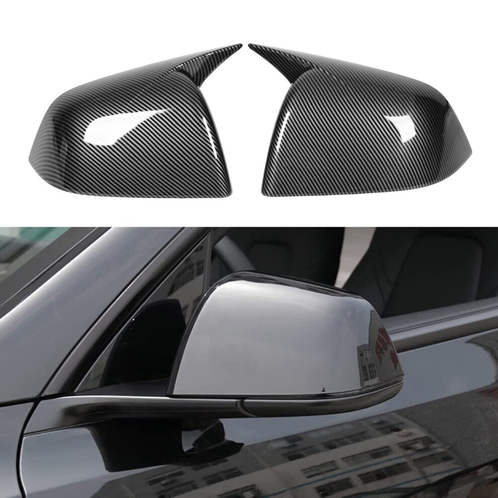 Tesla Model Y Mirror Caps - Premium Abs Easy Adhesive Fit 8191353380399
