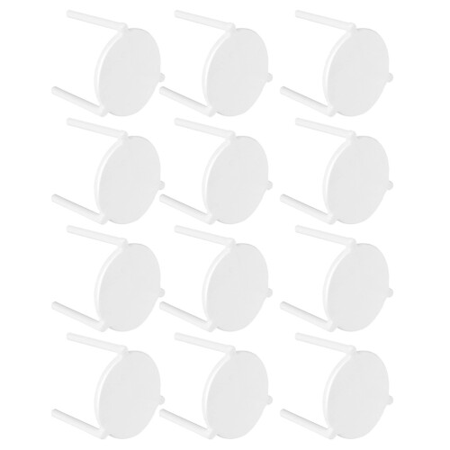 300 stuks witte plastic pizzahouders stapelbaar