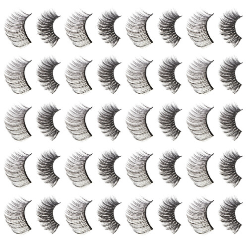 20Paren Realistische Zwarte Valse Makeup