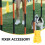 5 voetbal deurconnector clip hondentraining ring bevestiger 9