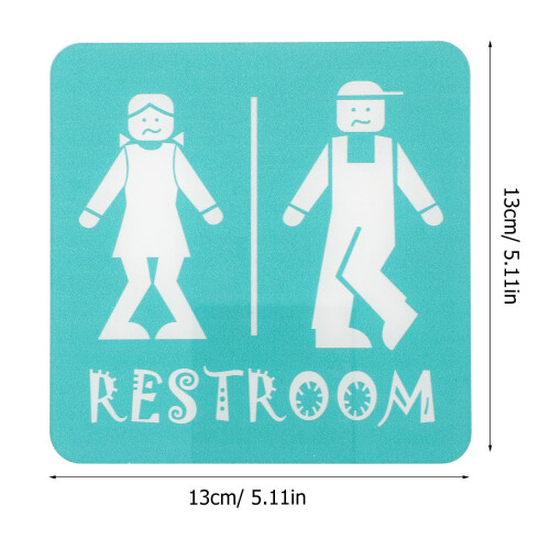 zelfklevend acryl toiletbordje /dames, 2 1