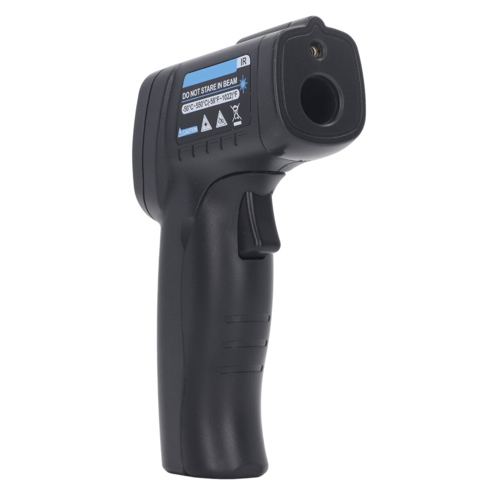 Black High Accuracy Digital Ir Laser Thermometer - 50C~550C