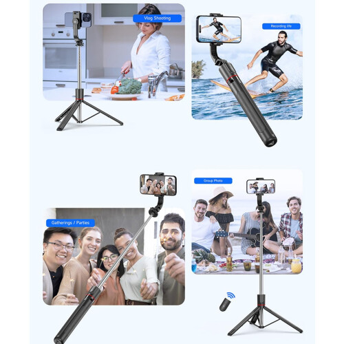 Bluetooth Selfie Tripod Telescopic Stick Remote Monopod Motorola Google Pixel 1