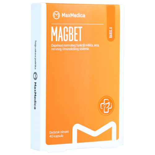 MaxMedica MAGBET Magnesium Vitamin B Complex 40Cps