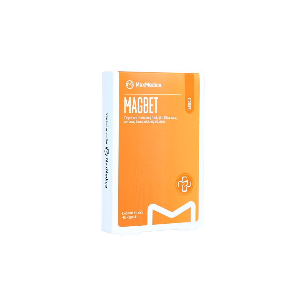 Alpha-Herb Maxmedica Magbet Magnesium Vitamin B Complex 40Cps