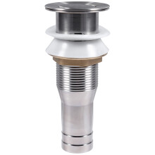 Bouchon Pivotant En Acier Inox Argent Pour Drain D'évier