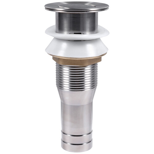 Bouchon Pivotant En Acier Inox Argent Pour Drain D'évier