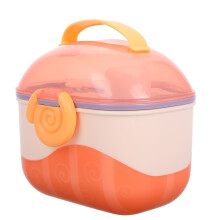 Draagbare babyvoeding dispenser met gesloten onderweg