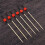 100 Pcs 12 Cm Handmade Flat Beads Cocktail Picks For Fruit Appetizers 4