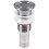 Bouchon Pivotant En Acier Inox Argent Pour Drain D'évier 6