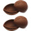 2pcs Light Brown Silicone Rugby Ice Mold For Beverage Cooling 1
