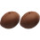 2pcs Light Brown Silicone Rugby Ice Mold For Beverage Cooling 9