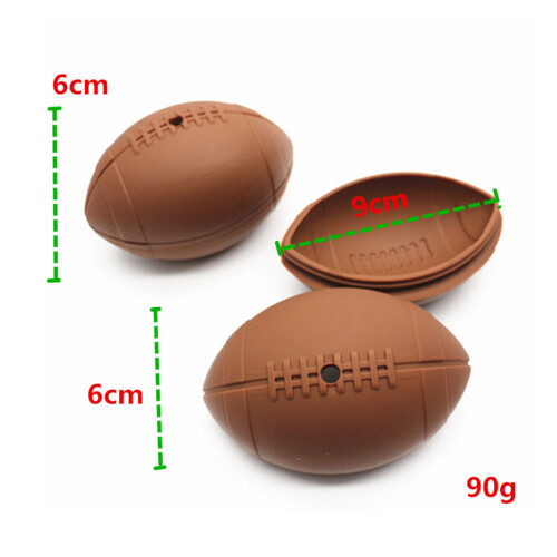 2pcs Light Brown Silicone Rugby Ice Mold For Beverage Cooling 1
