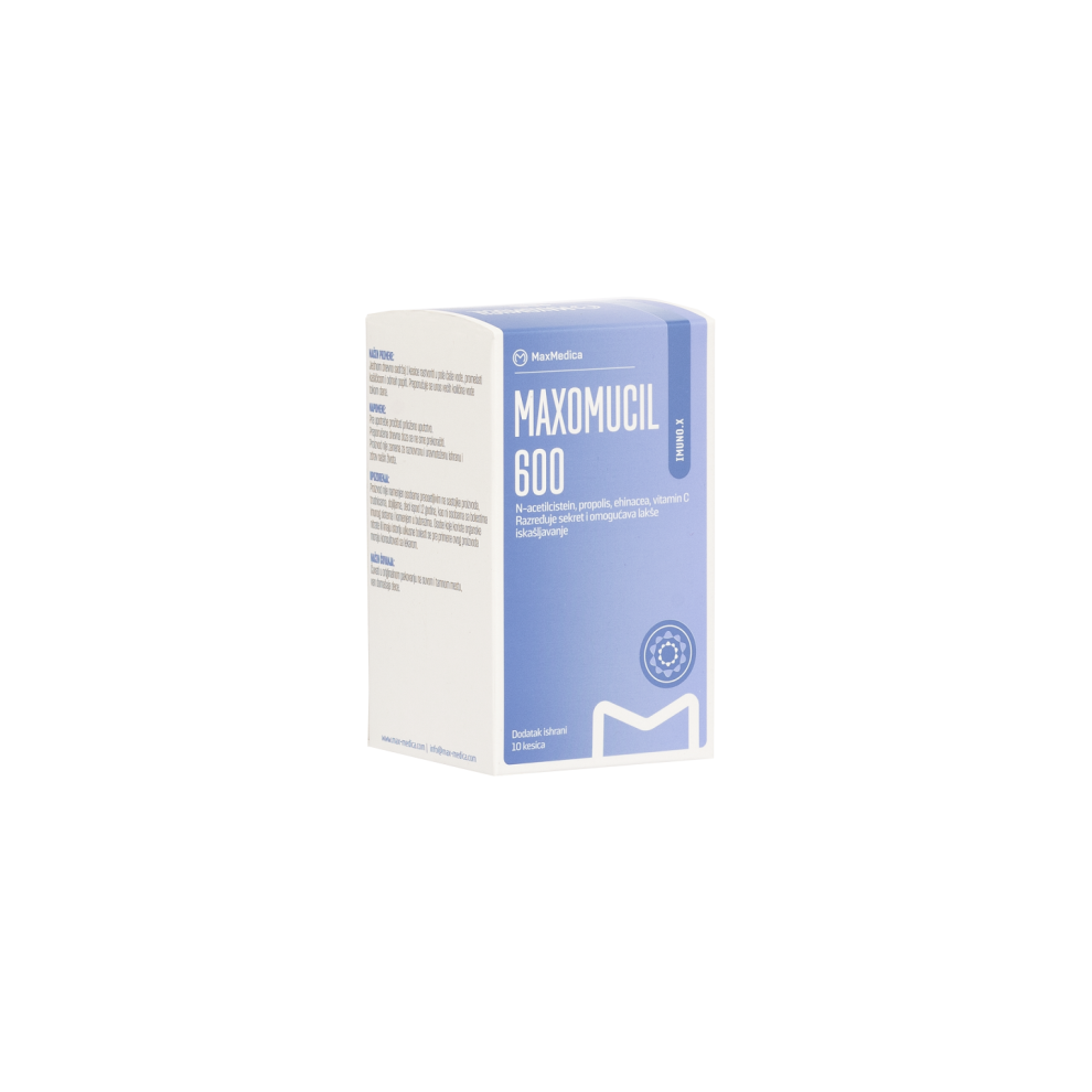 Alpha-Herb Maxmedica Maxomucil 600 10 Sachets