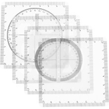 1 set geometrische liniaal met - en cirkelmaat voor tekenen
