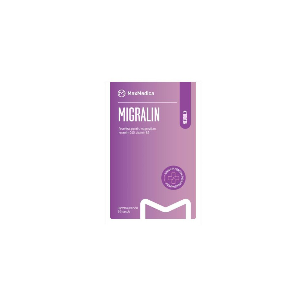 Amazing Herbs Maxmedica Migralin 60 Capsules