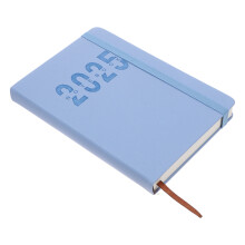 Stijlvolle Blauwe Planner Met PU Soft Cover En Penhouder