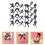 48pcs birthday cake decor picks insert party photo props 8