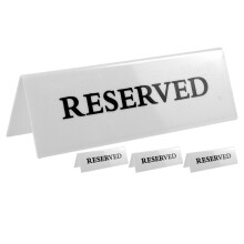 4 acryl bordjes tafelstaander voor bruiloft, restaurant, kantoor, feest