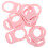 10Pcs Soft Silicone Baby Pacifier Clips Holders Adapter Rings 1
