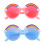2 Kids Zonnebril Anti-UV Rood + 3