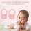 10Pcs Soft Silicone Baby Pacifier Clips Holders Adapter Rings 10