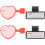 4 lege stethoscoop ID-kaarten, plastic naamlabels met clip 5