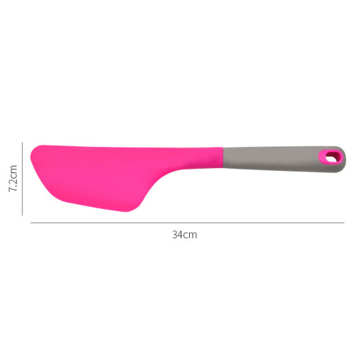 Spatule Silicone Rosé Résistante Souple Pour Cake 1