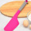 Spatule Silicone Rosé Résistante Souple Pour Cake 9