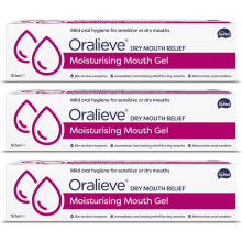 Oralieve Moisturising Relief Gel (3 x 50ml)