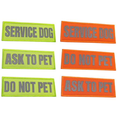 6 Night Dog Patch Reflecterend Hondenharnas 2