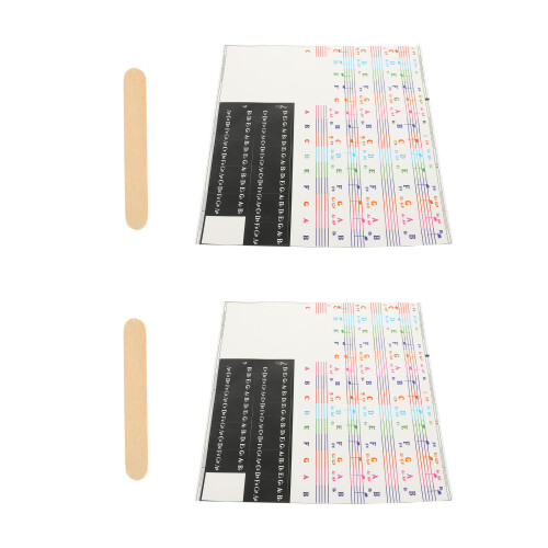 1set Beginner Piano Keyboard Stickers Adhesive