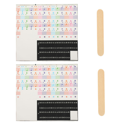 1set Beginner Piano Keyboard Stickers Adhesive 1