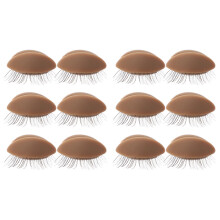 6Pairs Reusable Silicone Eyelids Model for Lash Extension Practice